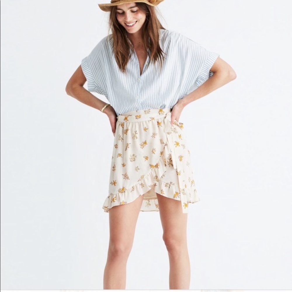 Madewell Meadow Wrap Skirt